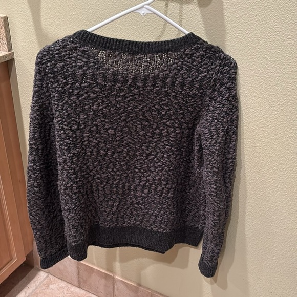 Moth woman's grey and dark grey cool sweater - Picture 8 of 10